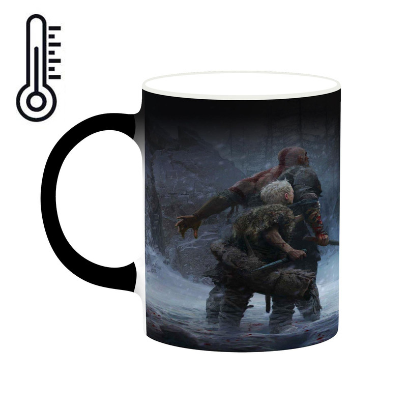ماگ ( جعبه کادویی رایگان)  حرارتی چیتوکالا طرح گاد آف وار God Of War مدل mgh40885