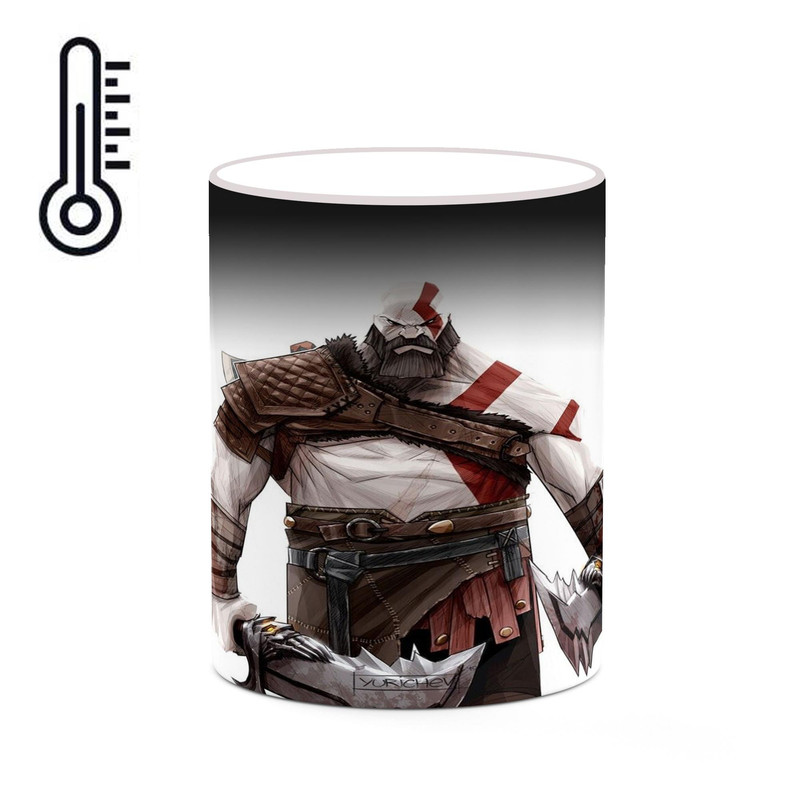 ماگ ( جعبه کادویی رایگان)  حرارتی چیتوکالا طرح گاد آف وار God Of War مدل mgh40902