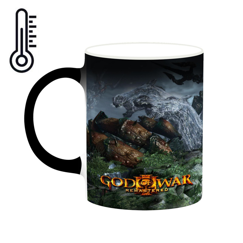 ماگ ( جعبه کادویی رایگان)  حرارتی چیتوکالا طرح گاد آف وار God Of War مدل mgh40921