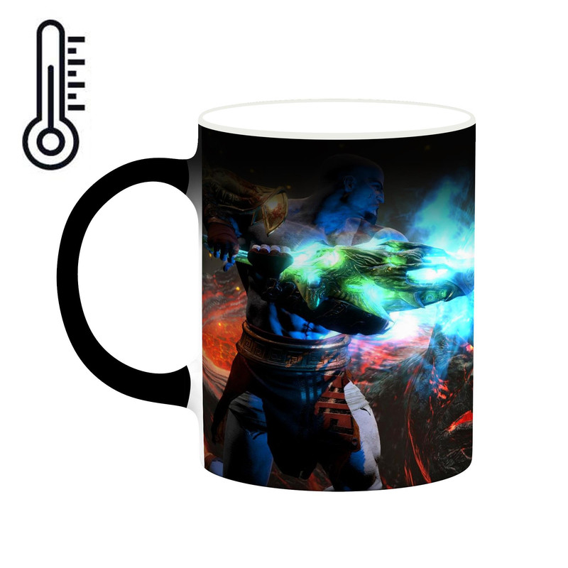 ماگ ( جعبه کادویی رایگان)  حرارتی چیتوکالا طرح گاد آف وار God Of War مدل mgh40922