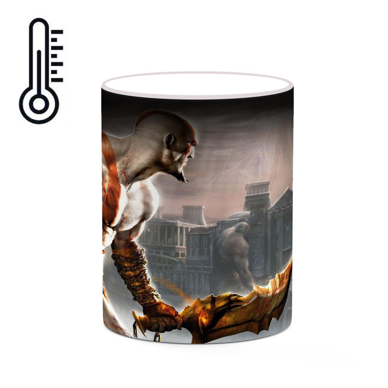 ماگ ( جعبه کادویی رایگان)  حرارتی چیتوکالا طرح گاد آف وار God Of War مدل mgh40941