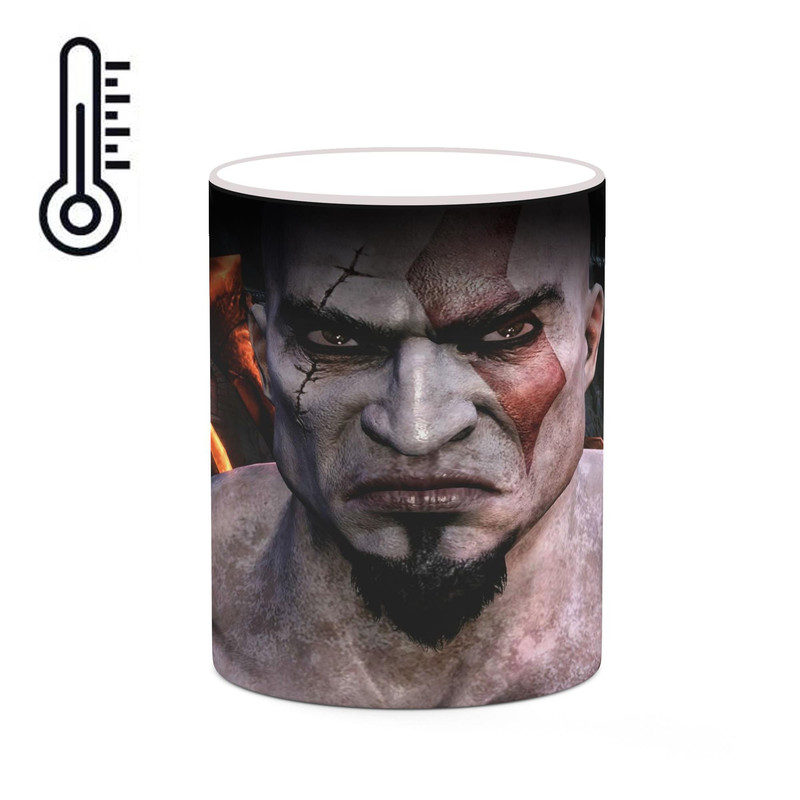 ماگ ( جعبه کادویی رایگان)  حرارتی چیتوکالا طرح گاد آف وار God Of War مدل mgh40984