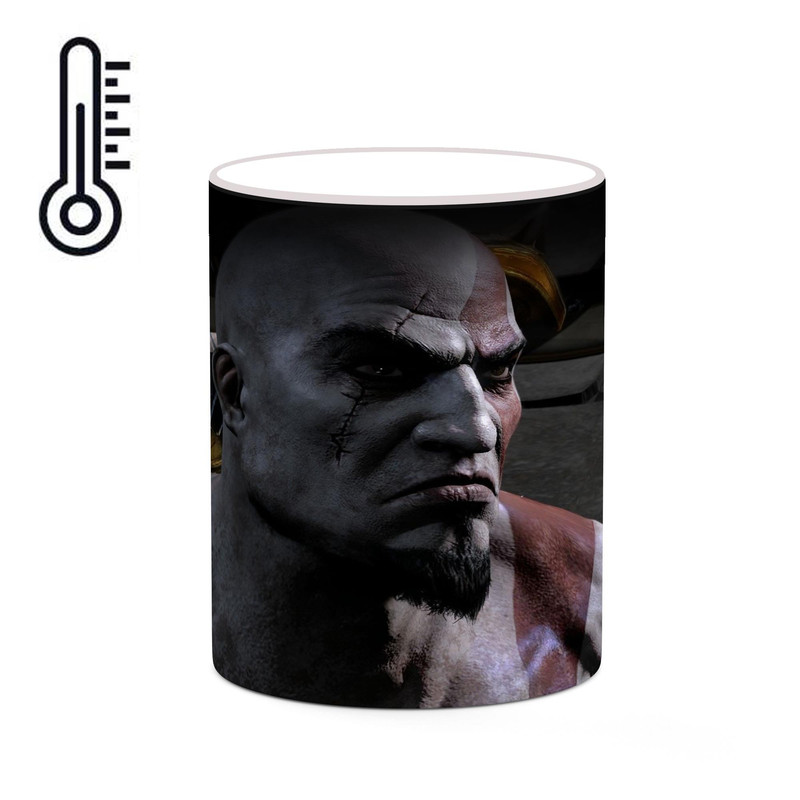 ماگ ( جعبه کادویی رایگان)  حرارتی چیتوکالا طرح گاد آف وار God Of War مدل mgh40990