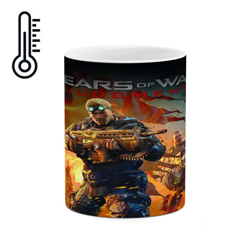 ماگ ( جعبه کادویی رایگان)  حرارتی چیتوکالا مدل Gears Of War کد mgh11052