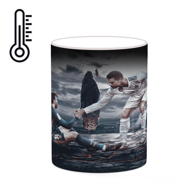 ماگ ( جعبه کادویی رایگان)  حرارتی چیتوکالا طرح Leo Messi لئو مسی مدل mgh42367