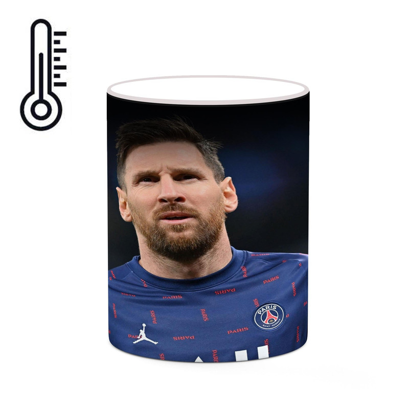 ماگ ( جعبه کادویی رایگان)  حرارتی چیتوکالا طرح Leo Messi لئو مسی مدل mgh42432