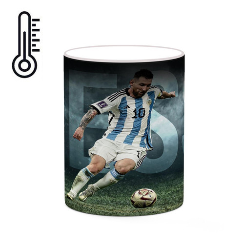 ماگ ( جعبه کادویی رایگان) حرارتی چیتوکالا طرح Leo Messi لئو مسی مدل mgh42438