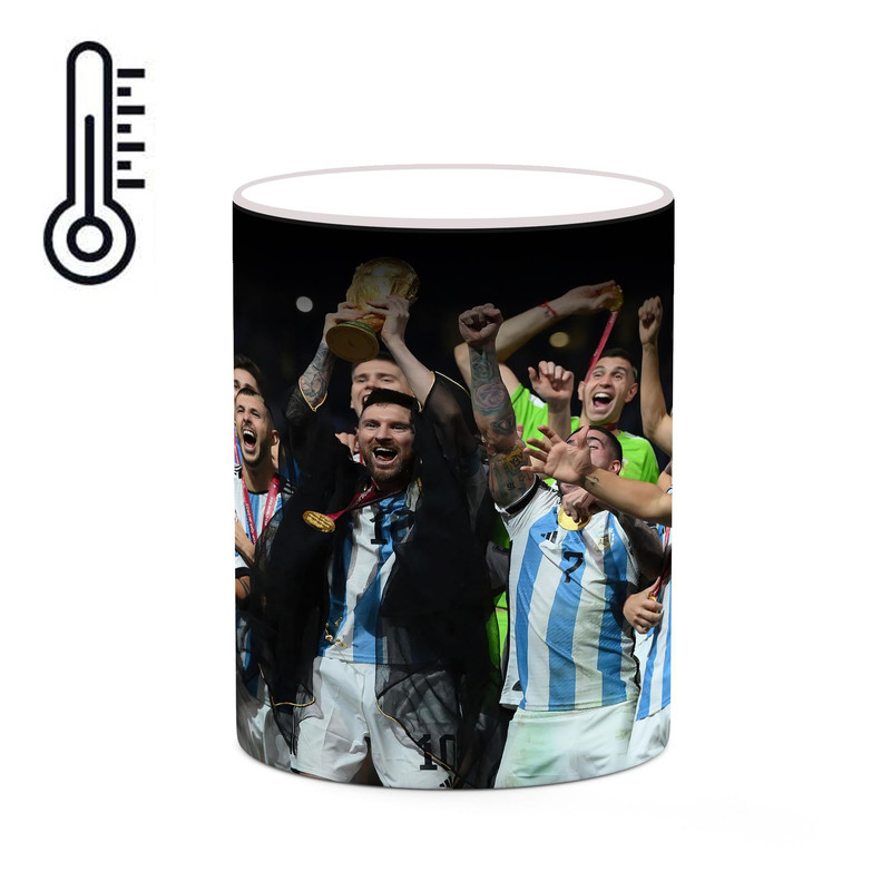 ماگ ( جعبه کادویی رایگان)  حرارتی چیتوکالا طرح Leo Messi لئو مسی مدل mgh42439
