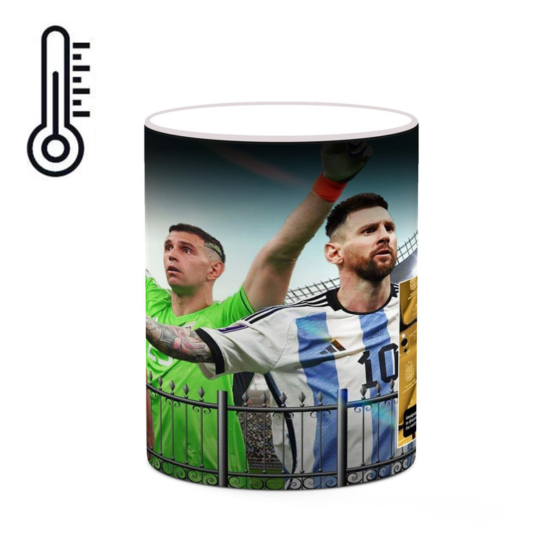 ماگ ( جعبه کادویی رایگان)  حرارتی چیتوکالا طرح Leo Messi لئو مسی مدل mgh42491