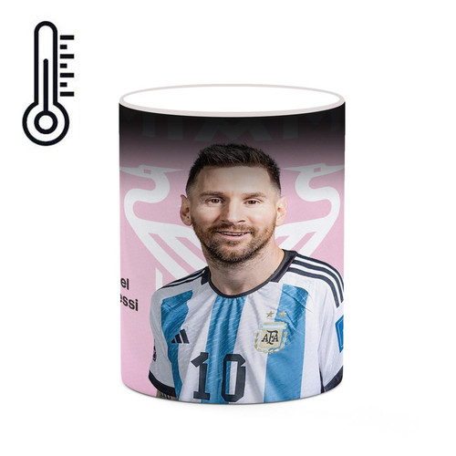ماگ ( جعبه کادویی رایگان) حرارتی چیتوکالا طرح Leo Messi لئو مسی مدل mgh42508