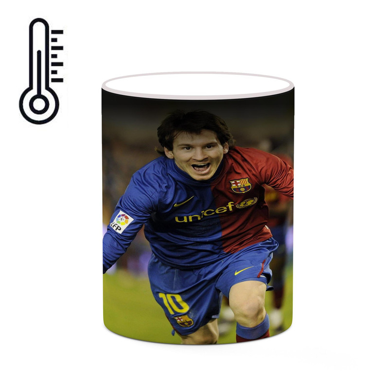 ماگ ( جعبه کادویی رایگان)  حرارتی چیتوکالا طرح Leo Messi لئو مسی مدل mgh42514