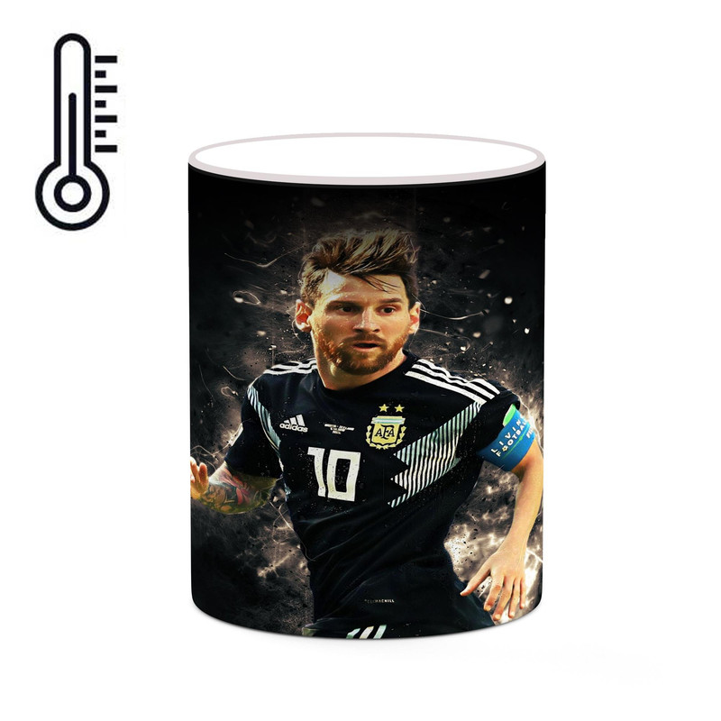 ماگ ( جعبه کادویی رایگان)  حرارتی چیتوکالا طرح Leo Messi لئو مسی مدل mgh42526