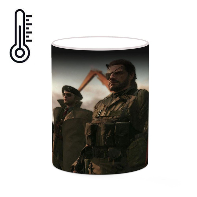 ماگ ( جعبه کادویی رایگان)  حرارتی چیتوکالا مدل بازی Metal Gear Solid Vː The Phantom Pain کد mgh29472