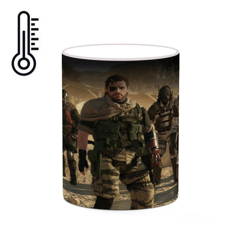 ماگ ( جعبه کادویی رایگان)  حرارتی چیتوکالا مدل بازی Metal Gear Solid Vː The Phantom Pain کد mgh29479