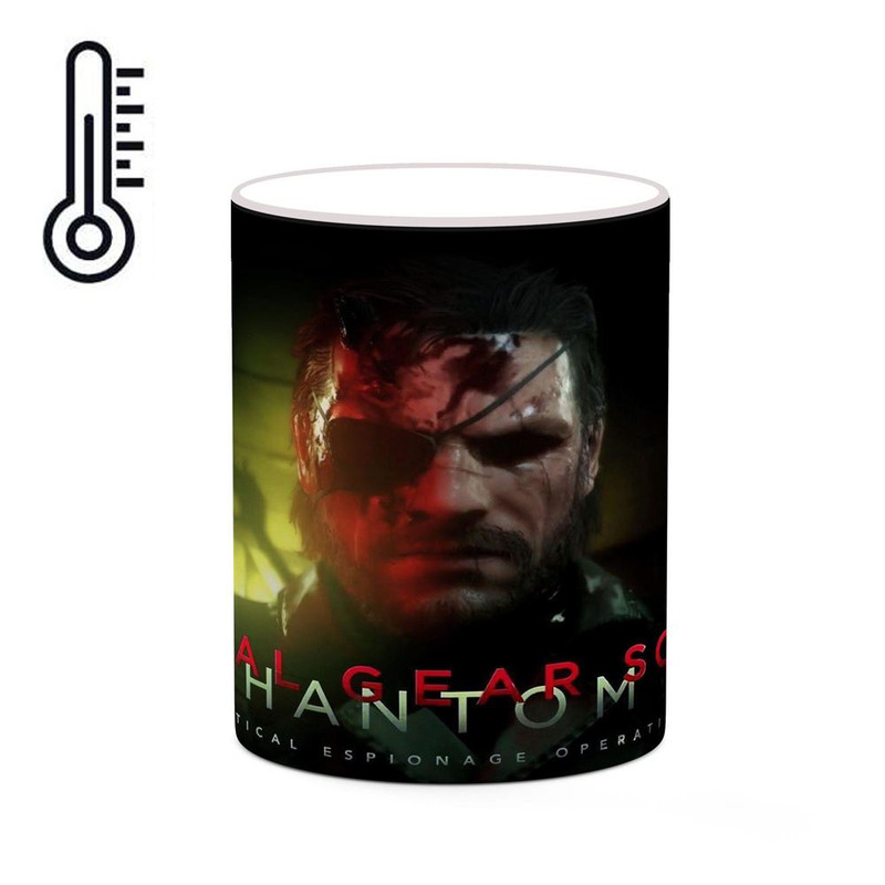 ماگ ( جعبه کادویی رایگان)  حرارتی چیتوکالا مدل بازی Metal Gear Solid Vː The Phantom Pain کد mgh29488
