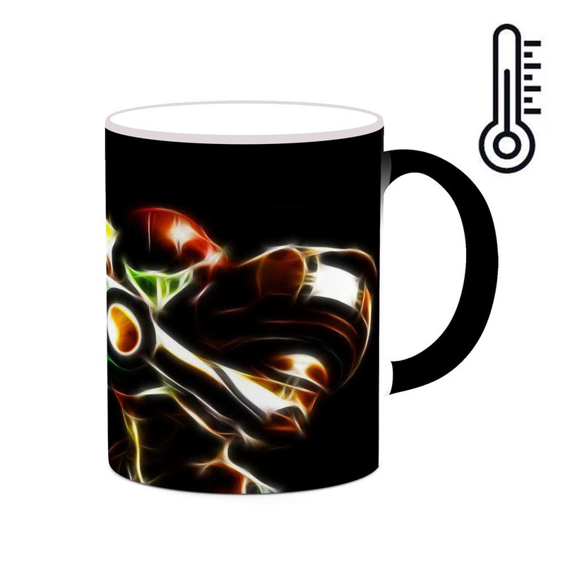 ماگ ( جعبه کادویی رایگان)  حرارتی چیتوکالا مدل بازی متروید پرایم Metroid Prime کد mgh29538