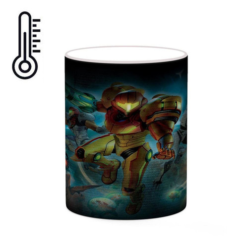 ماگ ( جعبه کادویی رایگان) حرارتی چیتوکالا مدل بازی متروید پرایم Metroid Prime کد mgh29543