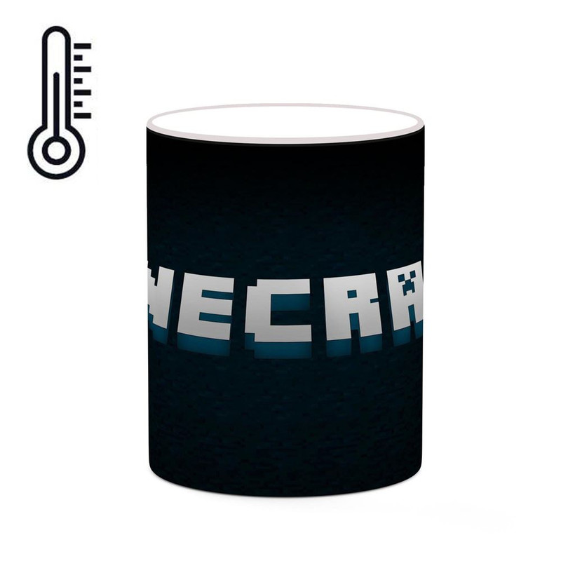 ماگ ( جعبه کادویی رایگان)  حرارتی چیتوکالا مدل بازی ماینکرفت Minecraft کد mgh29561