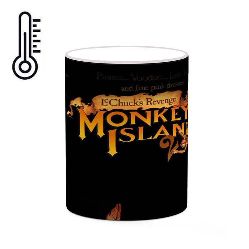 ماگ ( جعبه کادویی رایگان)  حرارتی چیتوکالا مدل بازی Monkey Island 2ː LeChuck's Revenge کد mgh29597