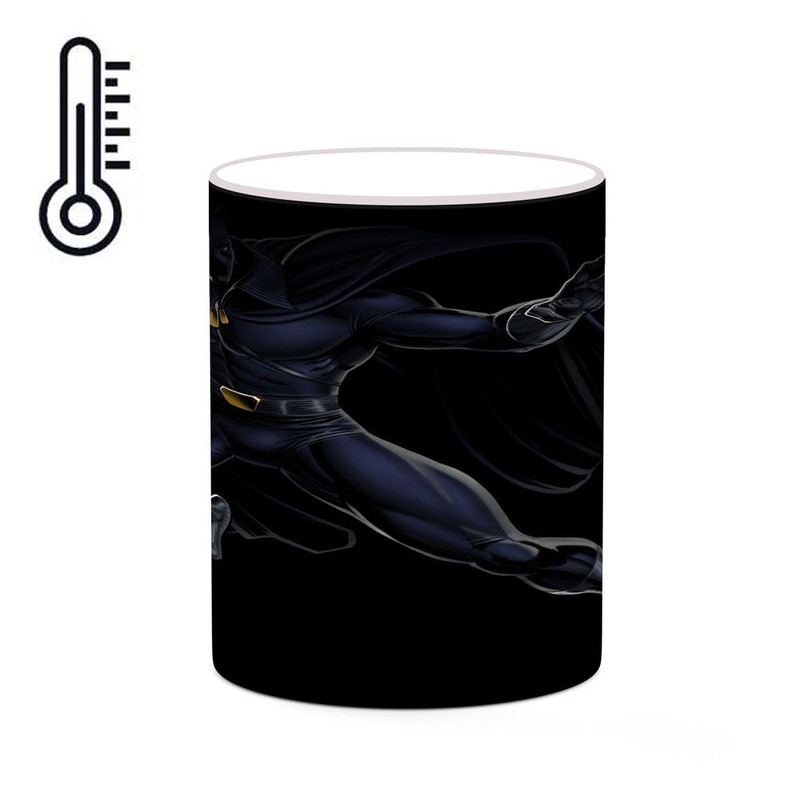 ماگ ( جعبه کادویی رایگان)  حرارتی چیتوکالا مدل بلک پنتر Black Panther Marvel کد mgh38069
