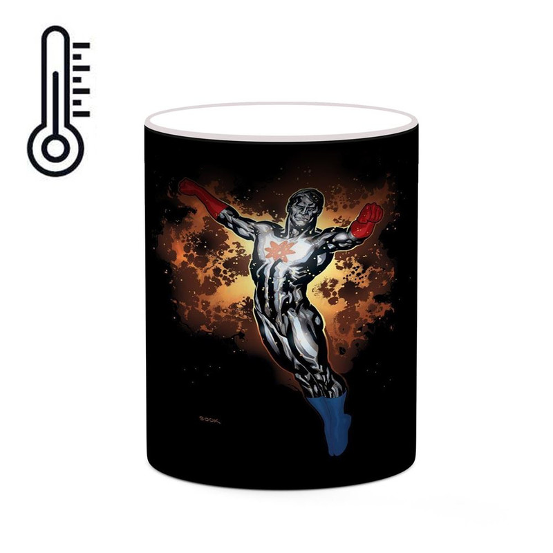 ماگ ( جعبه کادویی رایگان)  حرارتی چیتوکالا مدل کاپیتان اتم Captain Atom کد mgh38221