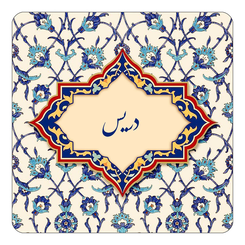 مگنت یخچالی چیتوکالا طرح اسم دریس مدل اسلیمی کد mn84621