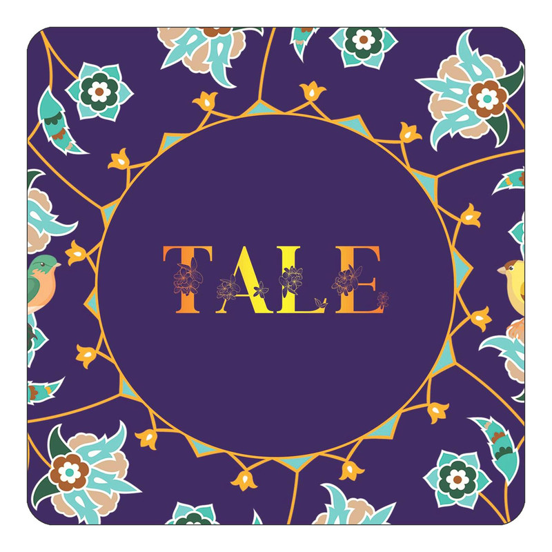 مگنت یخچالی چیتوکالا طرح اسم طالع tale مدل گل و بلبل کد mg18425