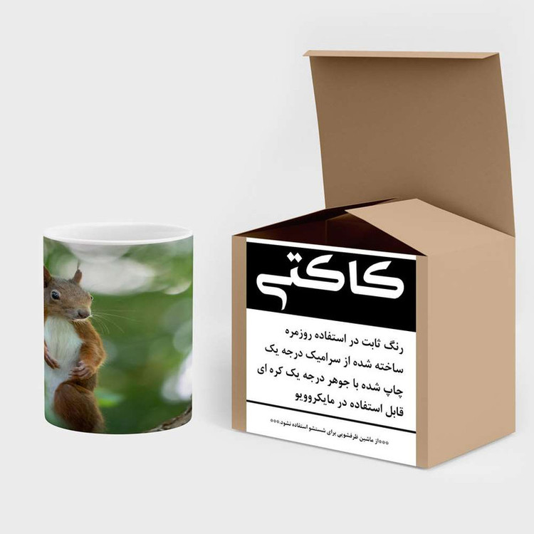 ماگ ( جعبه کادویی رایگان) چیتوکالا مدل سنجاب کد mgh15710