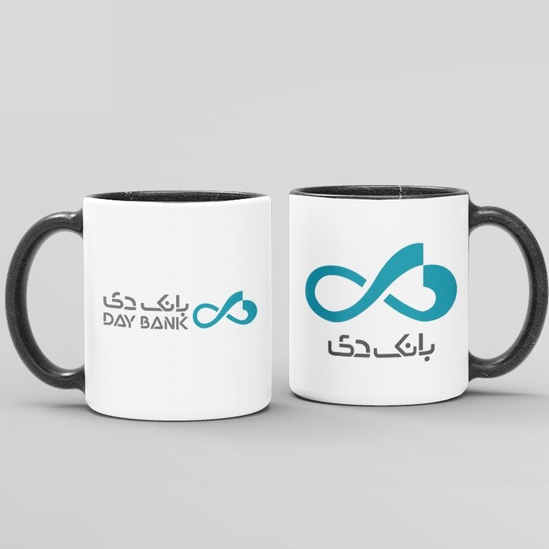 ماگ ( جعبه کادویی رایگان)  بانک دی(حداقل تعداد سفارش  20 عدد)