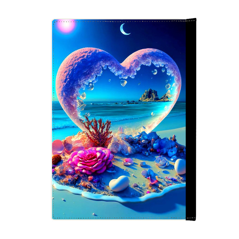 کلاسور مدل زیبای قلبی لب ساحل کد 436