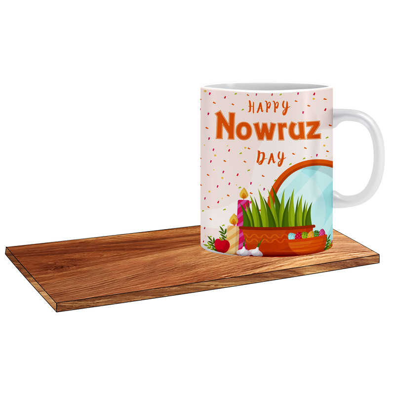 ماگ ( جعبه کادویی رایگان)   طرح کادو عید نوروز کد 362