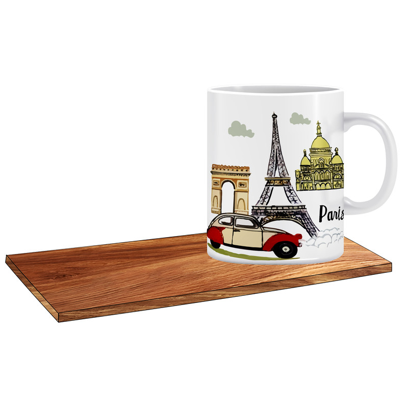ماگ ( جعبه کادویی رایگان)   طرح ایفل کد 272