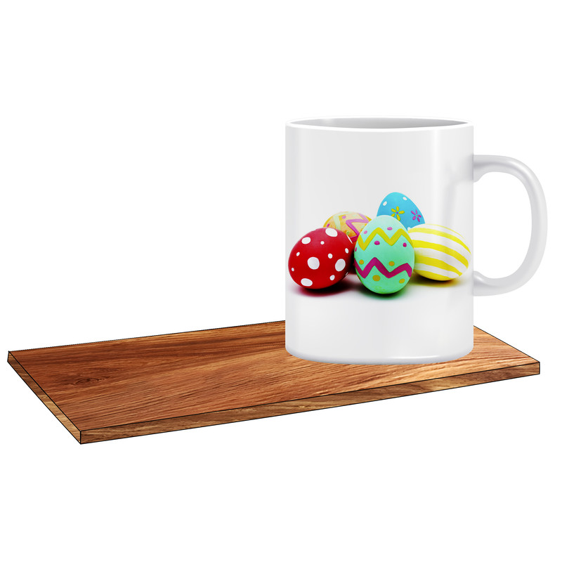 ماگ ( جعبه کادویی رایگان)   طرح تخم مرغ هفت سین کد 384