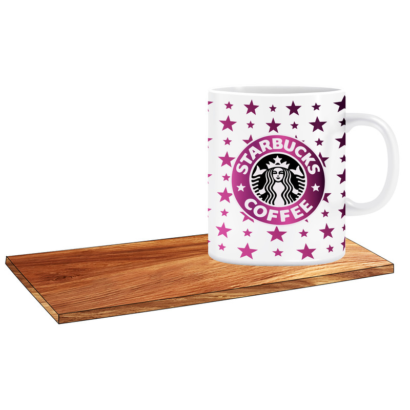ماگ ( جعبه کادویی رایگان)   طرح star bucks کد 220