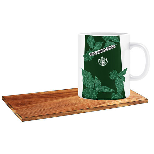 ماگ ( جعبه کادویی رایگان) طرح STAR BUCKS کد 187