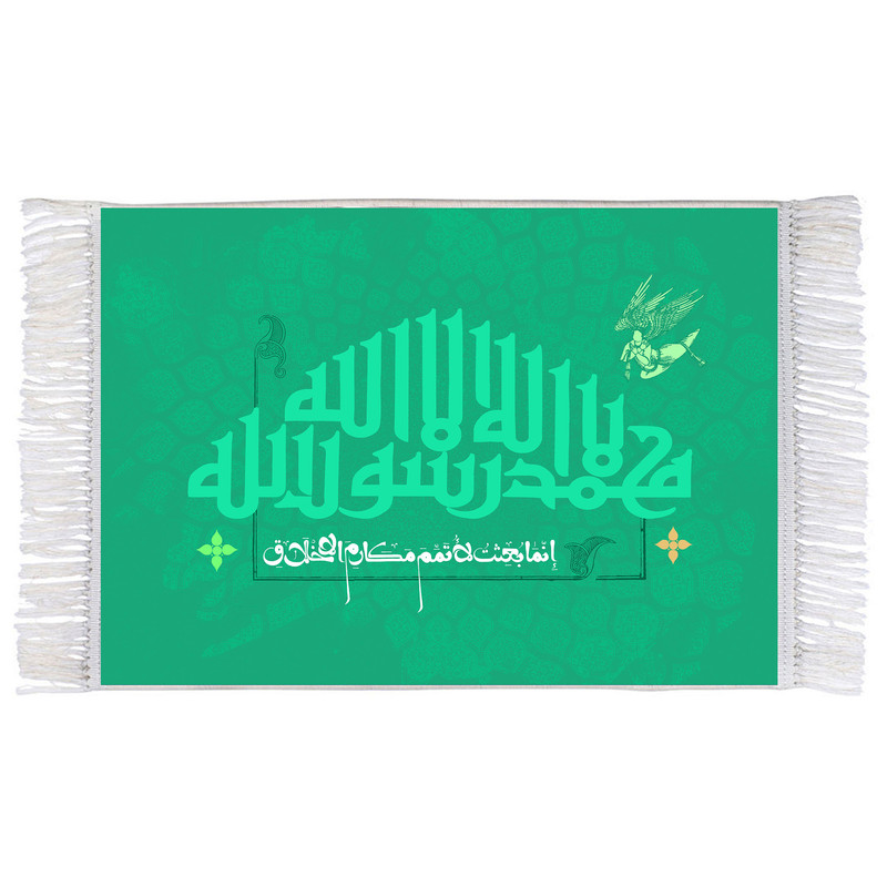 فرش ماشینی دیوارکوب اطلس آبی کد T3999