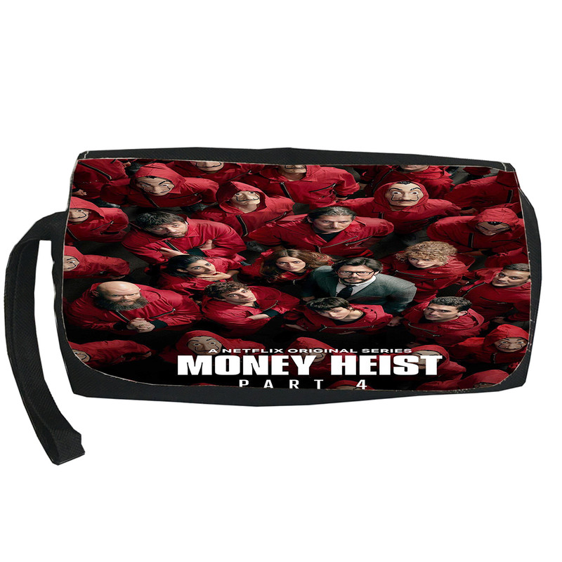 جامدادی طرح سریال Money Heist خانه کاغذی jn6