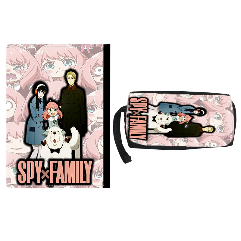 کلاسور مدل انیمه آنیا کد spy x family 1 به همراه جامدادی