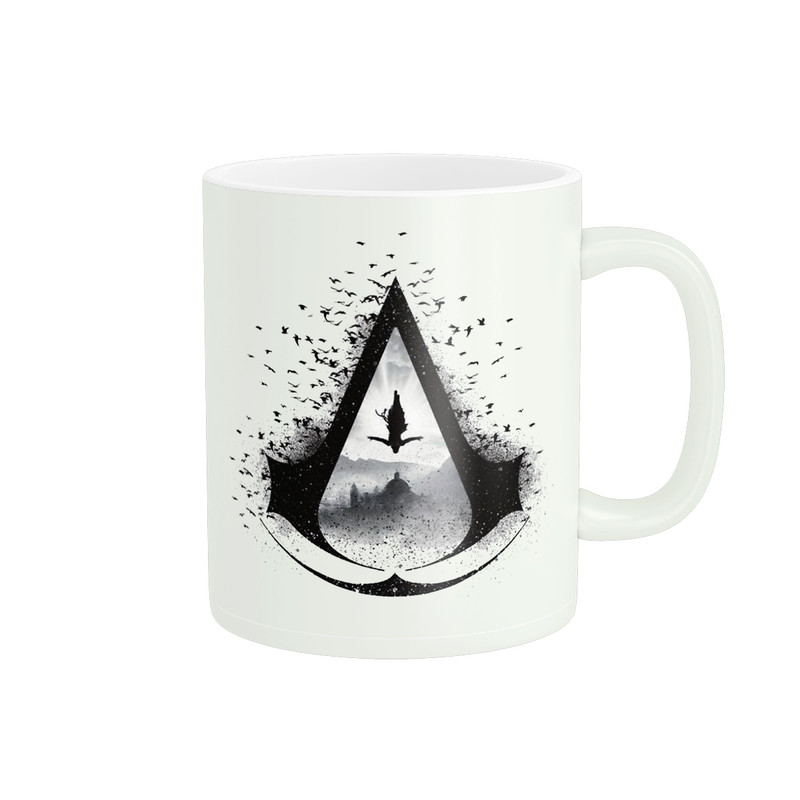 ماگ ( جعبه کادویی رایگان)  چیتوکالاطرح بازی اساسین کرید assasin's creed کد 82