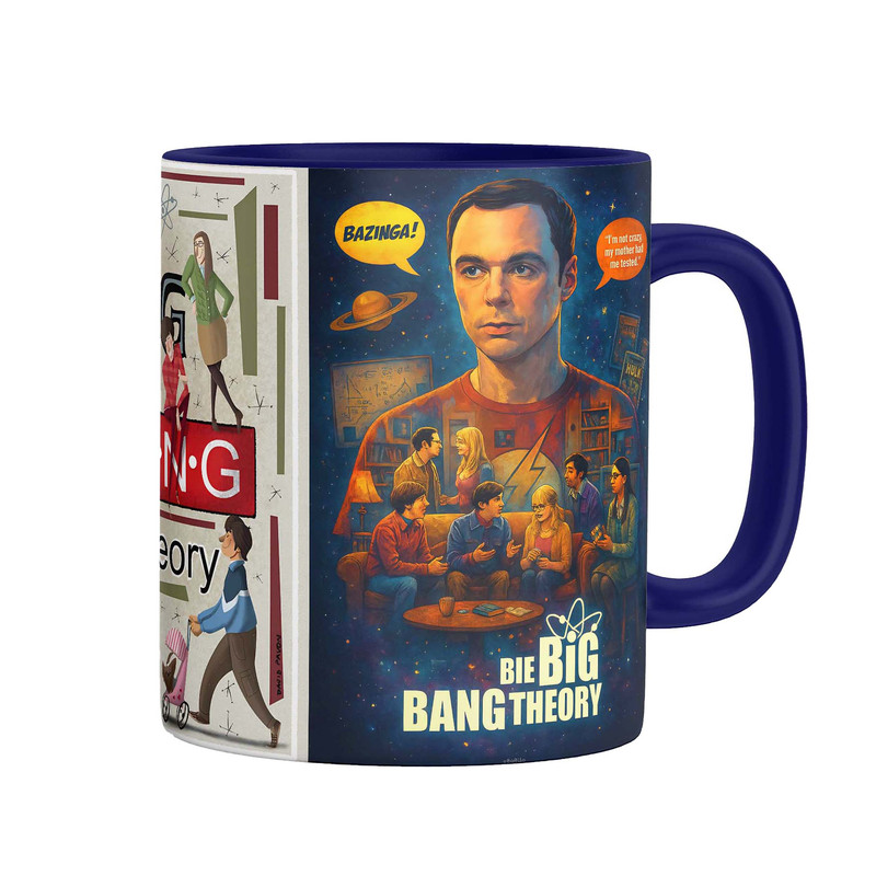 ماگ ( جعبه کادویی رایگان)  چیتوکالامدل بیگ بنگ تئوری The Big Bang Theory کد 9290