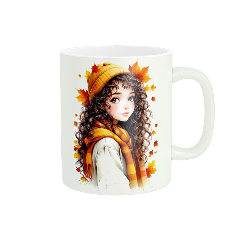 ماگ ( جعبه کادویی رایگان)  چیتوکالاطرح دخترانه فانتزی کد 01