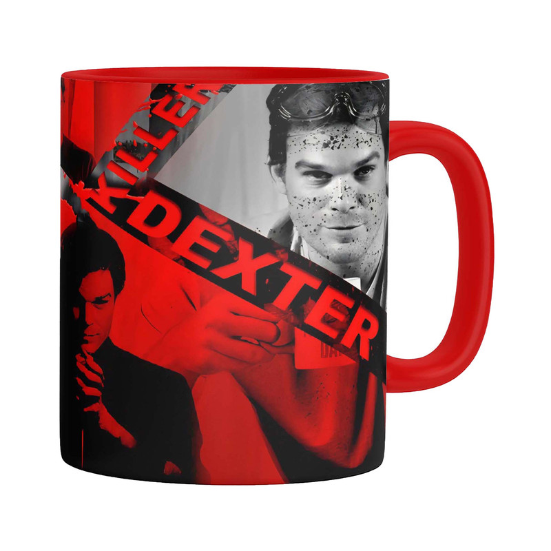 ماگ ( جعبه کادویی رایگان)  چیتوکالامدل دکستر Dexter دسته رنگی کد 9279