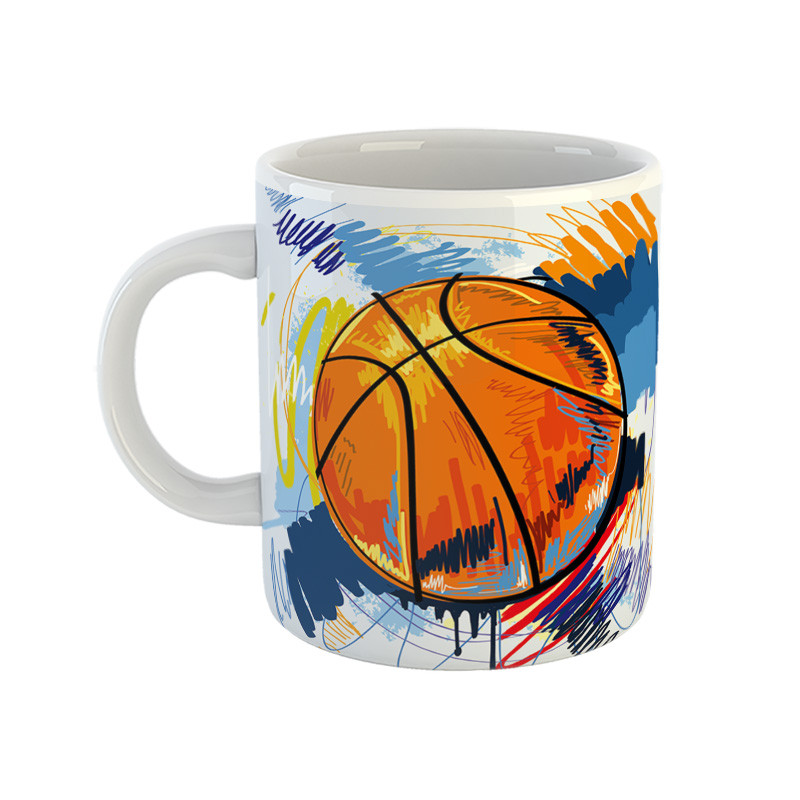 ماگ ( جعبه کادویی رایگان)  چیتوکالامدل بسکتبال طرح basketball