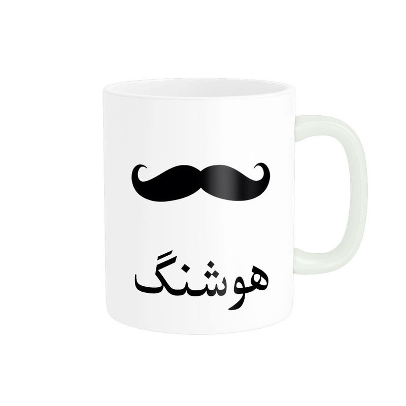 ماگ ( جعبه کادویی رایگان)  چیتوکالاناریکو مدل لیوان شخصی طرح اسم هوشنگ کد 014316
