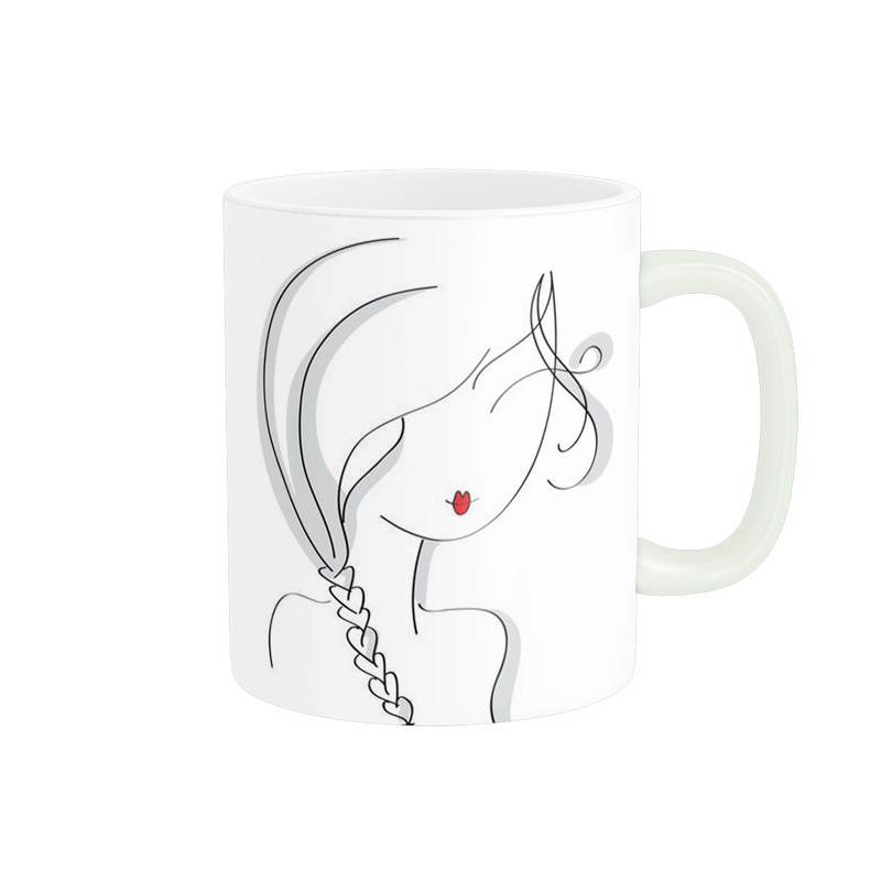 ماگ ( جعبه کادویی رایگان)  چیتوکالامدل دختر کد 255