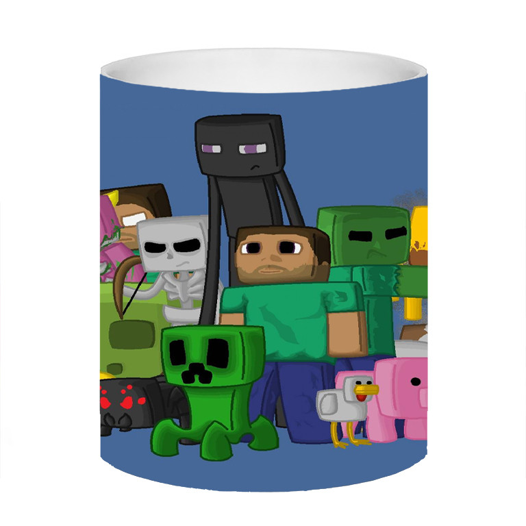 ماگ ( جعبه کادویی رایگان)  چیتوکالاطرح کارکترهای بازی ماینکرافت minecraft کد 480
