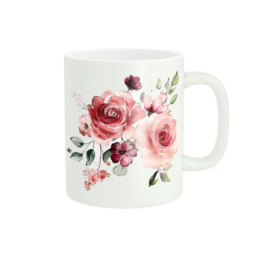 ماگ ( جعبه کادویی رایگان) چیتوکالاطرح گل فانتزی کد 60