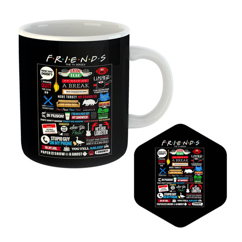 ماگ ( جعبه کادویی رایگان) چیتوکالاطرح Friends کد MU-01
