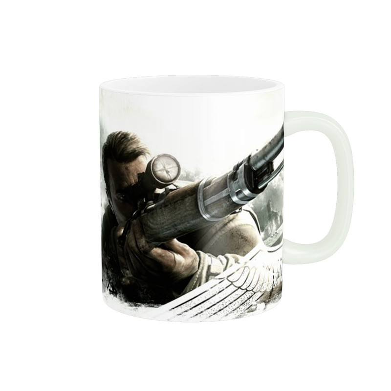 ماگ ( جعبه کادویی رایگان)  چیتوکالاطرح بازی نخبه تک تیرانداز Sniper Elite کد SniperElite-04