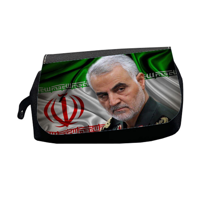 جامدادی طرح شهید حاج قاسم سلیمانی و پرچم ایران مدل J1046